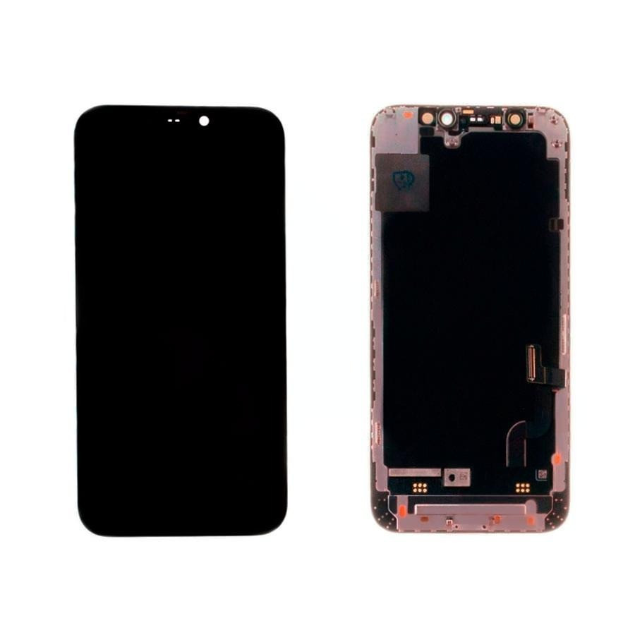 Дисплей для iPhone 12 mini с тачскрином Черный Hard OLED, HD+ (площадка под IC)