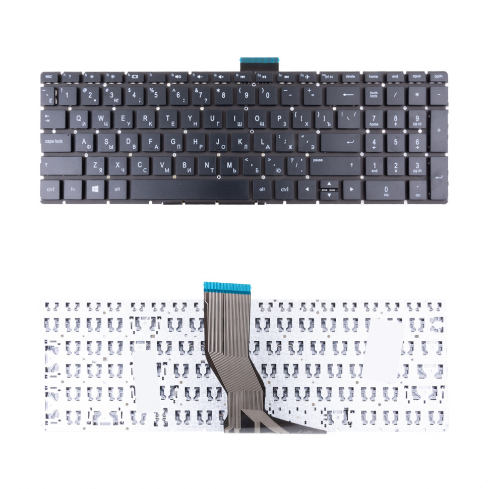 Клавиатура для ноутбука HP Pavilion 15-BS/15-BW/250 G6/255 G6/256 G6/258 G6/15-ra000/15-rb000 Черный