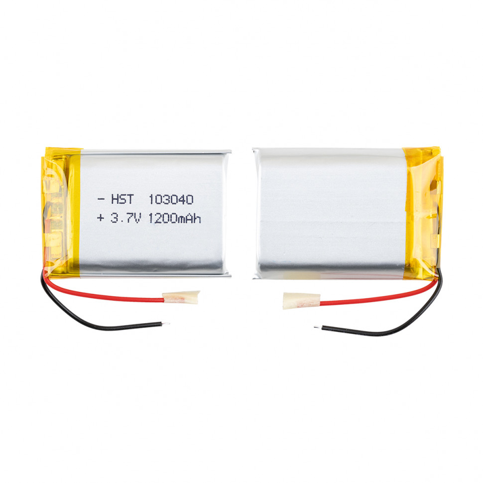 Аккумулятор 103040p 3,7v Li-Pol 1200 mAh (10*30*40 mm)
