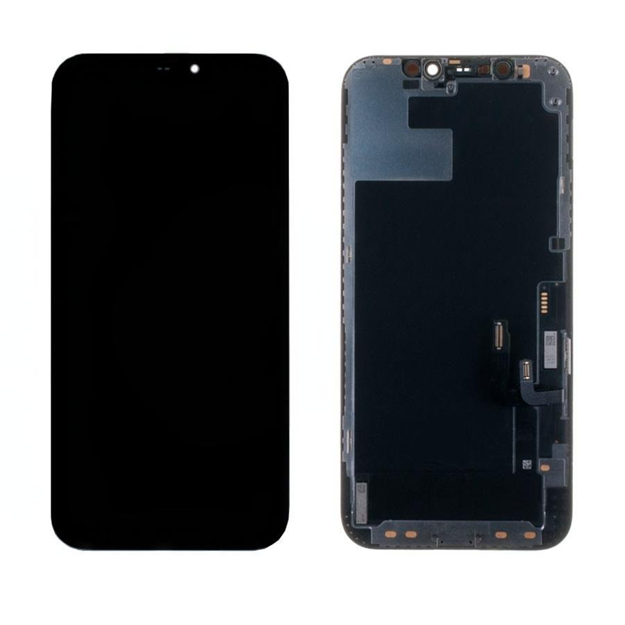 Дисплей для iPhone 12/12 Pro с тачскрином Черный Hard OLED, Full HD (площадка под IC)