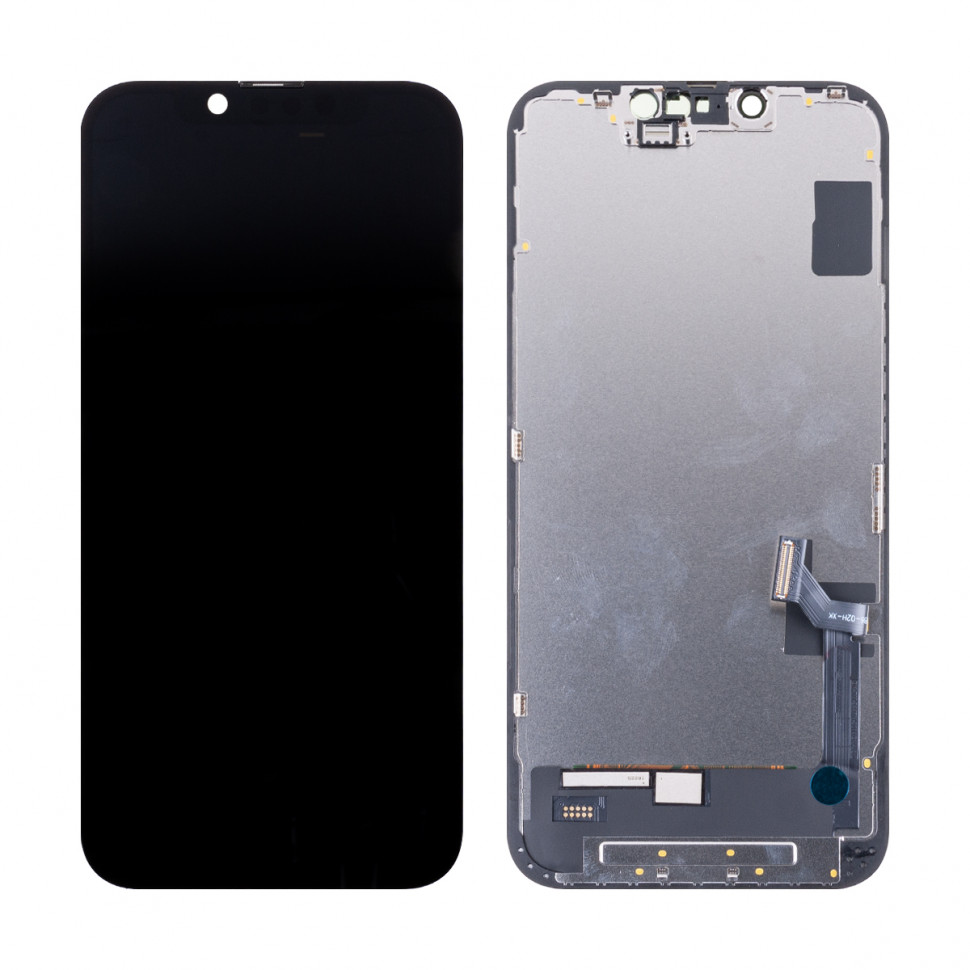Дисплей для iPhone 14 с тачскрином Черный Hard OLED, Full HD (площадка под IC)
