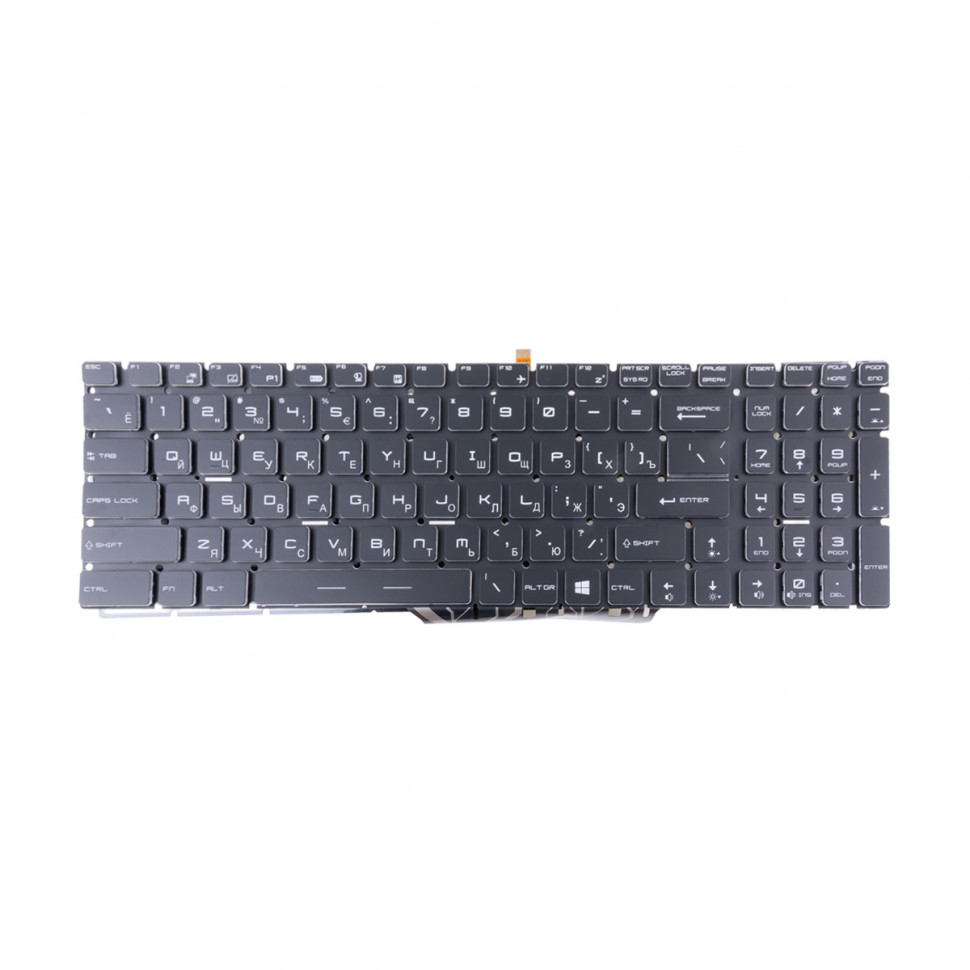 Клавиатура для ноутбука MSI MS-16J1/MS-16J2/MS-1771/MS-1773/MS-1775/MS-1776,/MS-17B1/MS-1781 Черный
