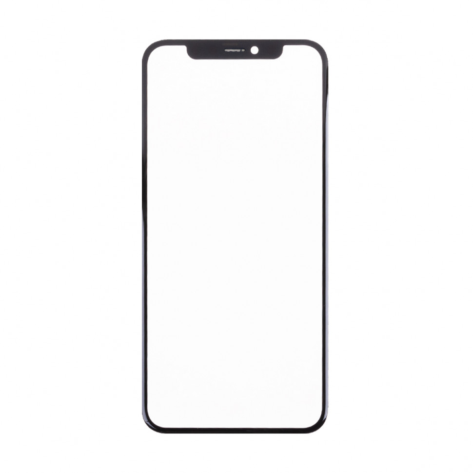 Стекло для iPhone 11 Pro с OCA пленкой Черный Оригинал (Feaglet)