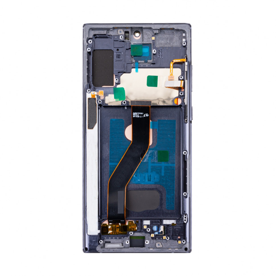 Дисплей с рамкой для Samsung N975F (Note 10+) Черный OLED (Full Size)