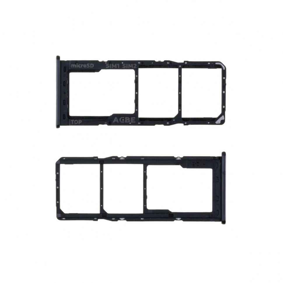Контейнер SIM для Samsung A325F (A32 4G) Черный
