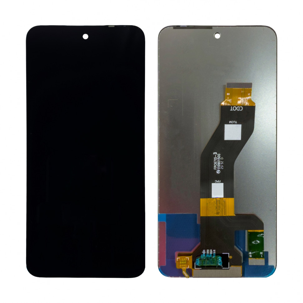 Дисплей для Infinix Smart 10/10 Plus с тачскрином Черный Оригинал
