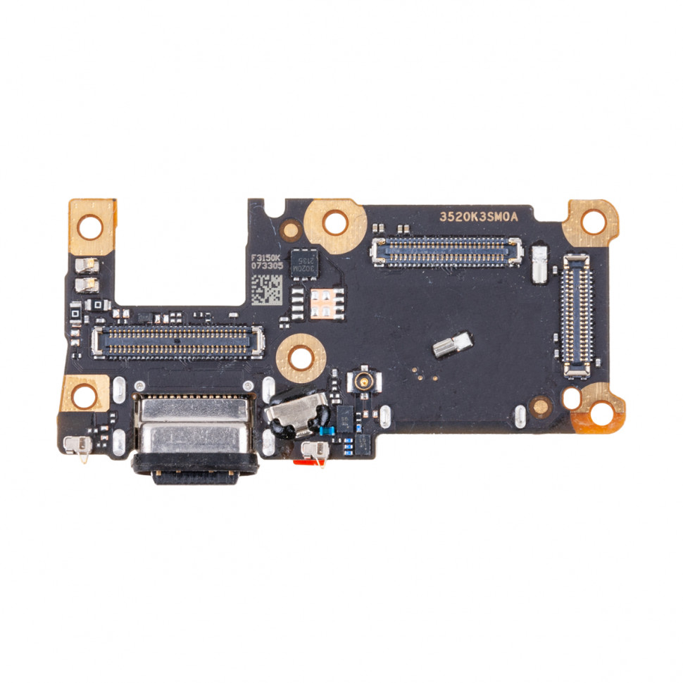 Шлейф для Xiaomi 11T/11T Pro плата системный разъем/разъем SIM/микрофон - Премиум
