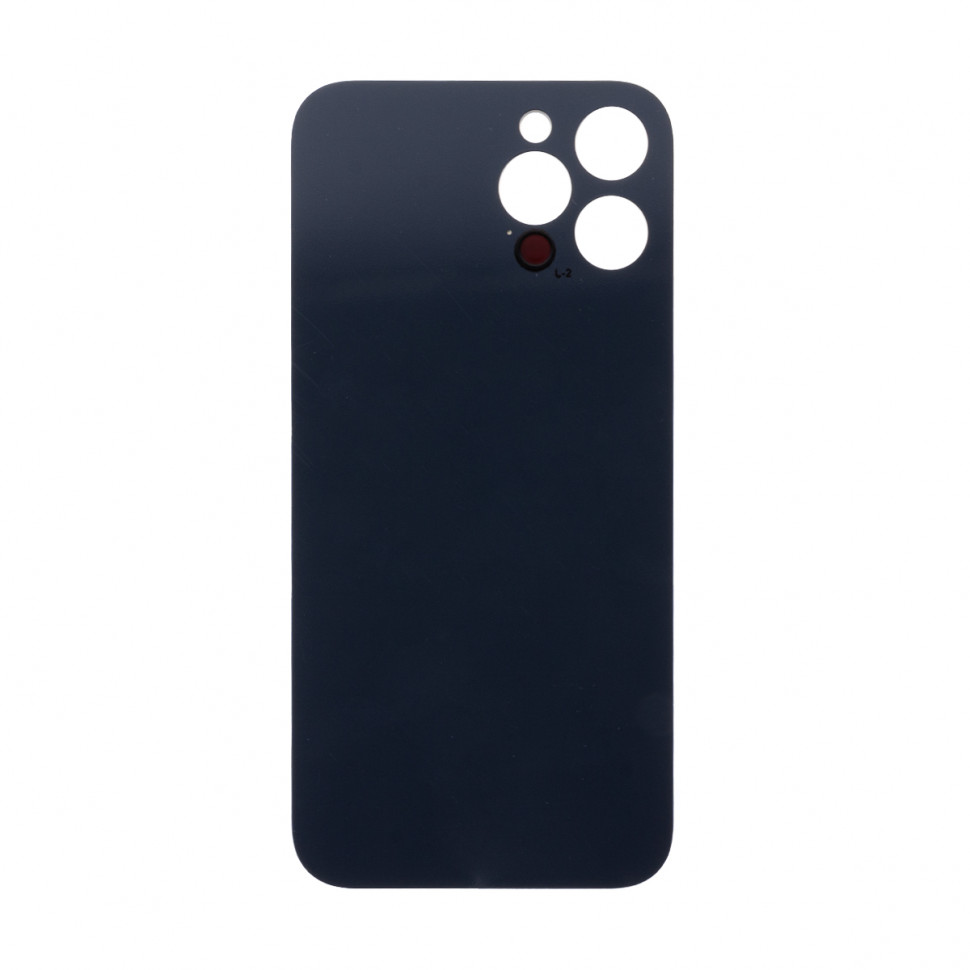 Задняя крышка для iPhone 12 Pro Max Золото (стекло, широкий вырез под камеру, логотип) - Премиум