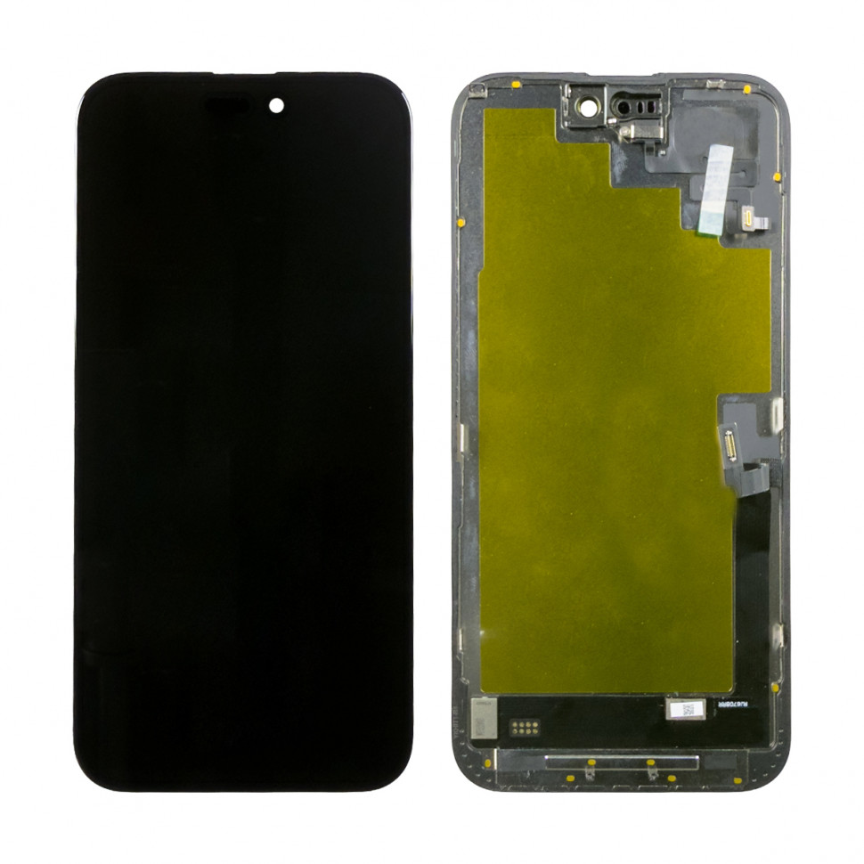 Дисплей для iPhone 16 Plus с тачскрином Черный Soft OLED, Full HD (с верификацией)