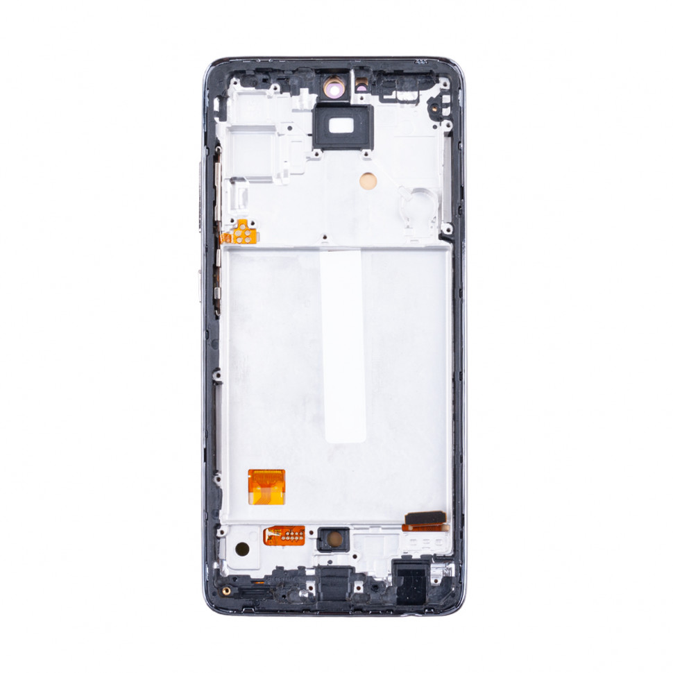 Дисплей с рамкой для Samsung A525F/A526B/A528B (A52/A52 5G/A52s 5G) Черный OLED (Full Size)