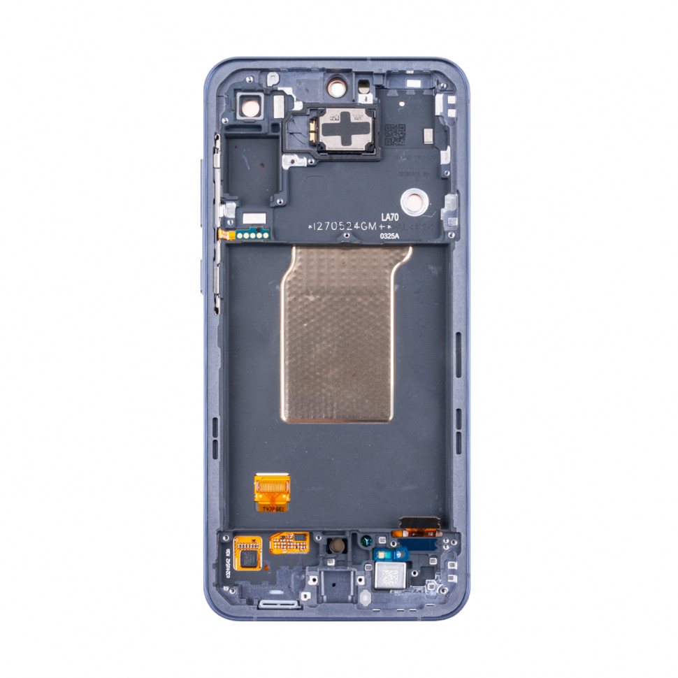 Дисплей с рамкой для Samsung A556E (A55 5G) Черный Оригинал (SP)