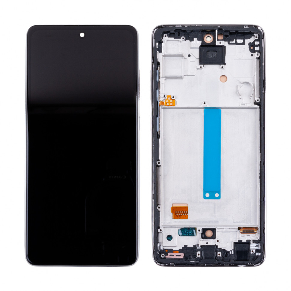 Дисплей с рамкой для Samsung A525F/A526B/A528B (A52/A52 5G/A52s 5G) Черный In-Cell
