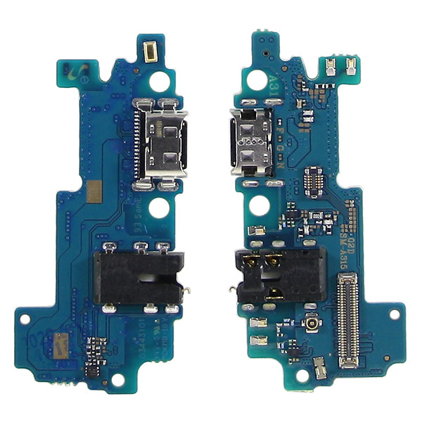 Шлейф для Samsung A315F (A31) плата системный разъем/разъем гарнитуры/микрофон