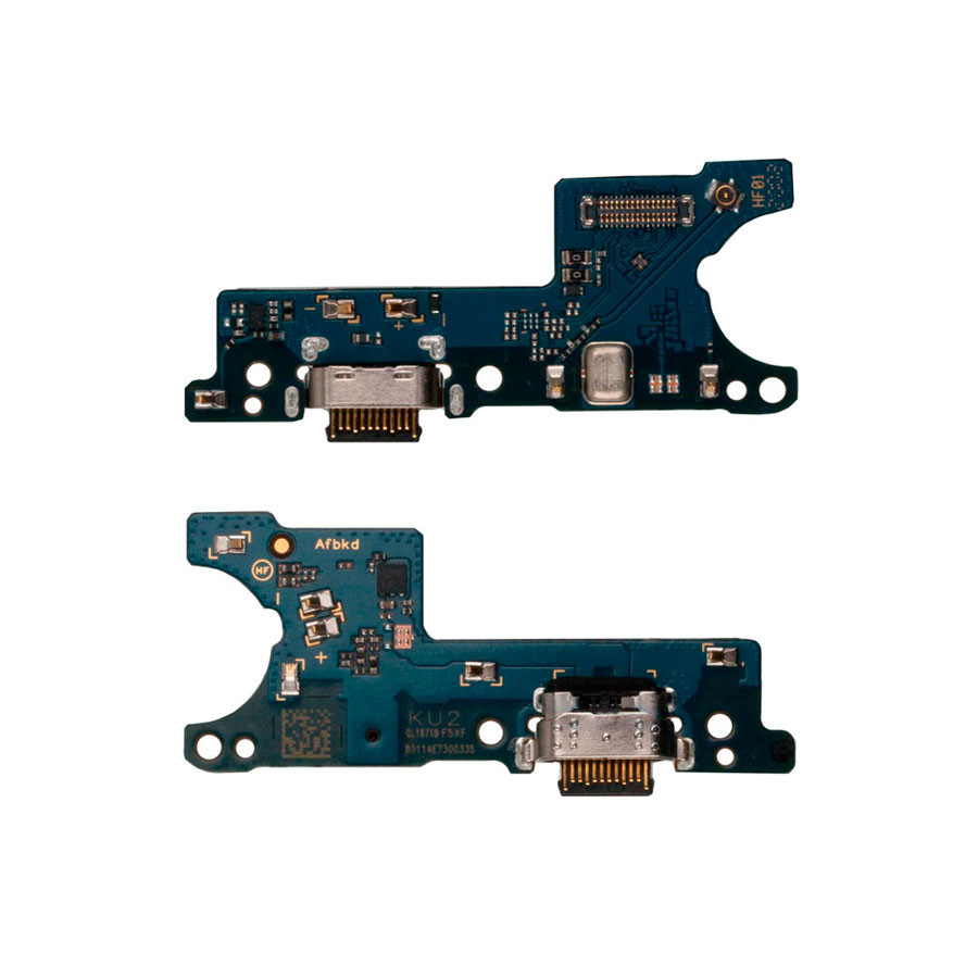 Шлейф для Samsung A115F/M115F (A11/M11) плата системный разъем/микрофон - Премиум