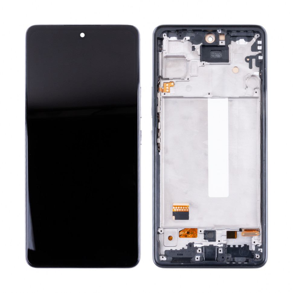 Дисплей с рамкой для Samsung A536B (A53 5G) Черный In-Cell