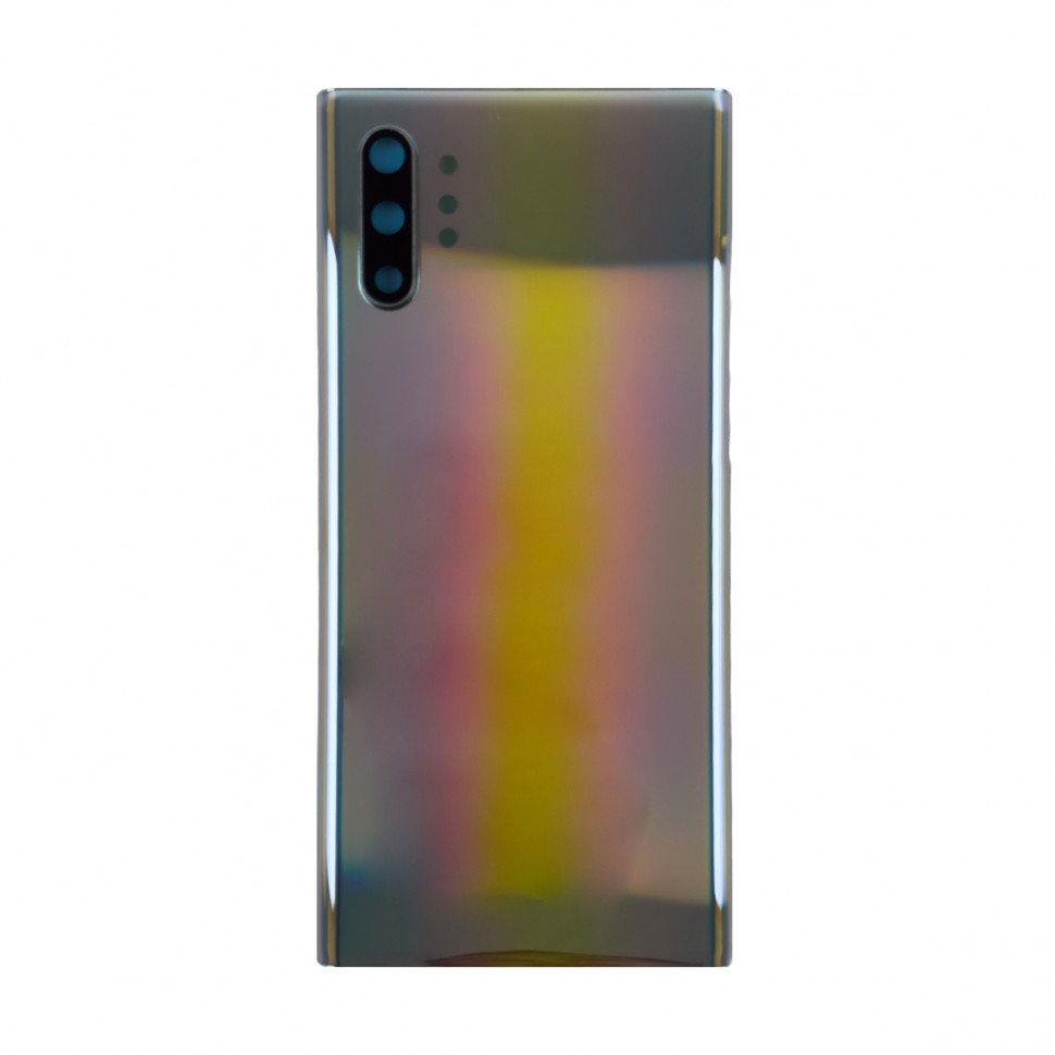 Задняя крышка для Samsung Galaxy Note 10+ (N975F) Серебро - Премиум