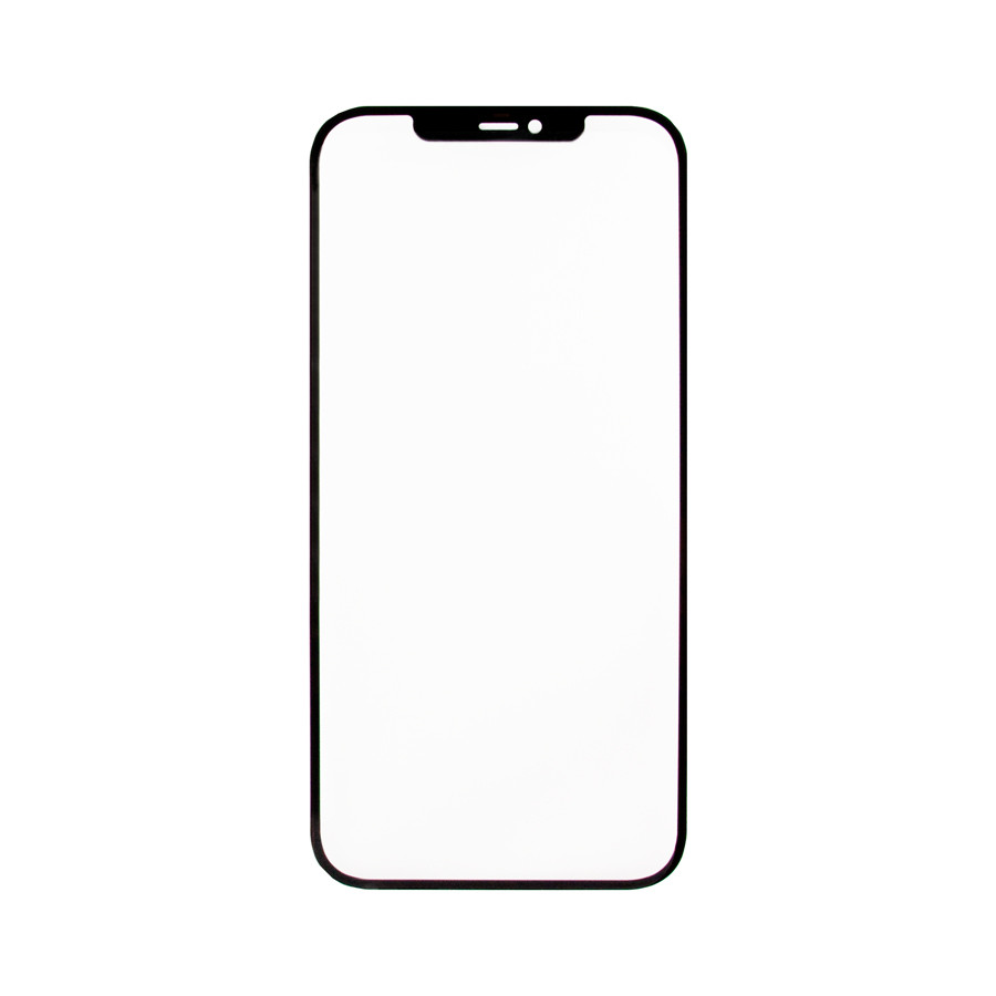 Стекло для iPhone 12 Pro Max с OCA пленкой Черный Оригинал (Mitsubishi)