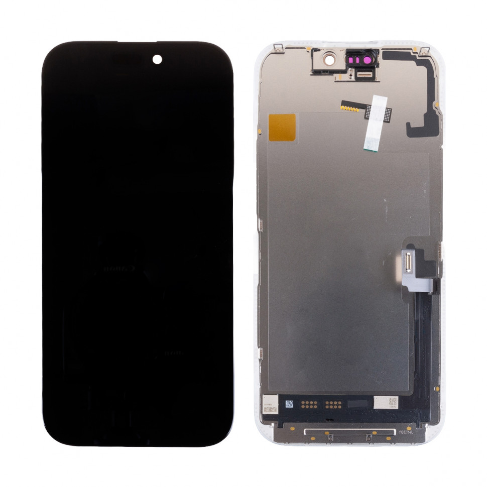 Дисплей для iPhone 17 с тачскрином Черный Soft OLED, Full HD, 120 Гц (площадка под IC)