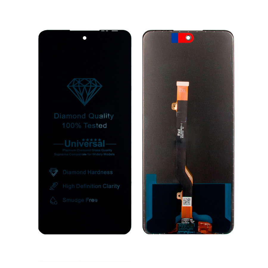 Дисплей для Tecno Pova 2 с тачскрином Черный