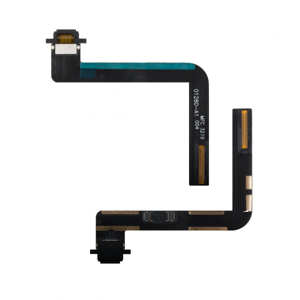 Шлейф для iPad 7/8/9 10.2" 2019/2020/2021 на системный разъем Черный