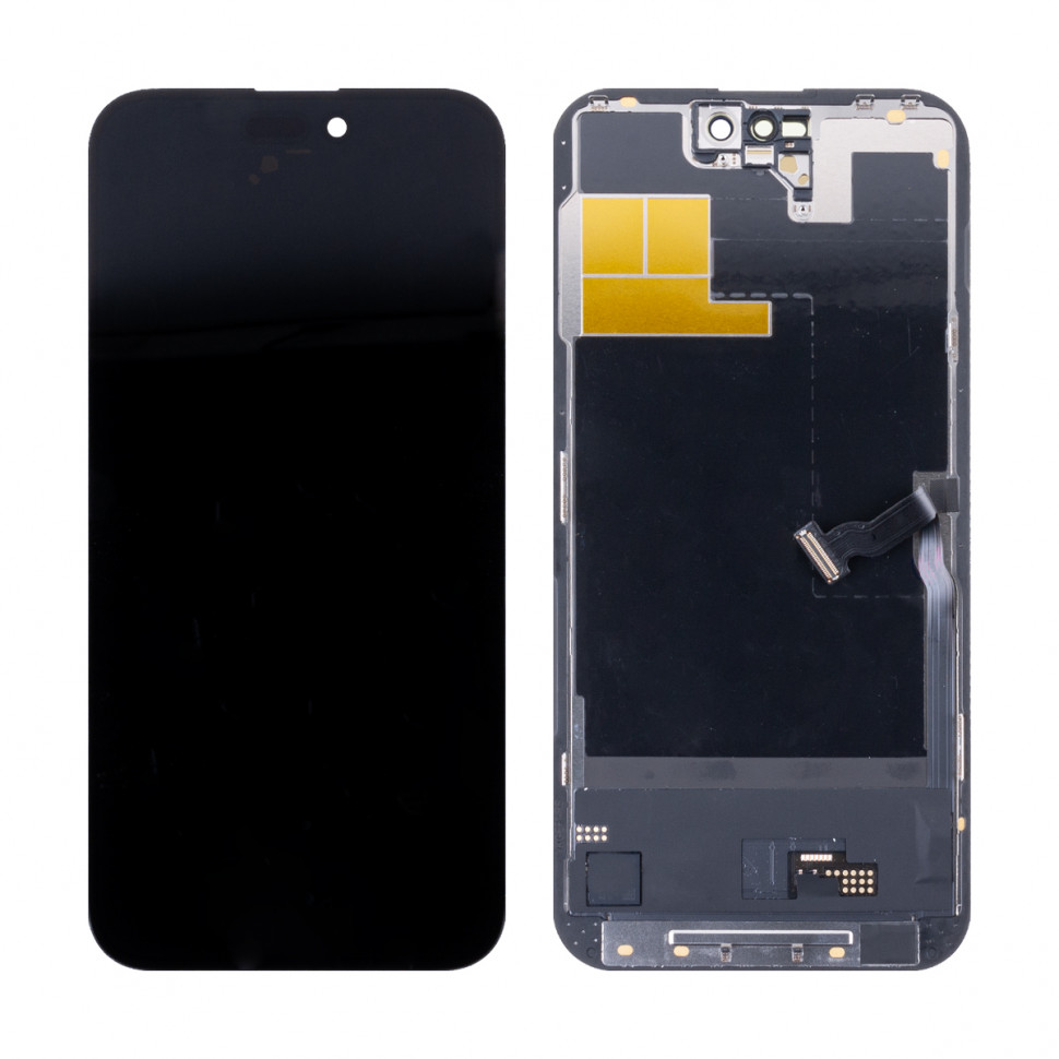 Дисплей для iPhone 14 Pro Max с тачскрином Черный Soft OLED, Full HD, 120 Гц (площадка под IC)