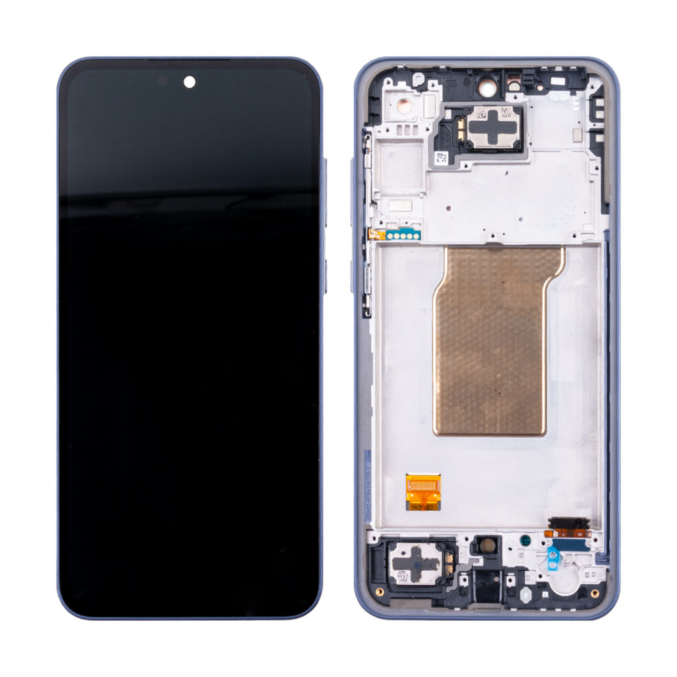 Дисплей с рамкой для Samsung A356E (A35 5G) Синий Оригинал (SP)