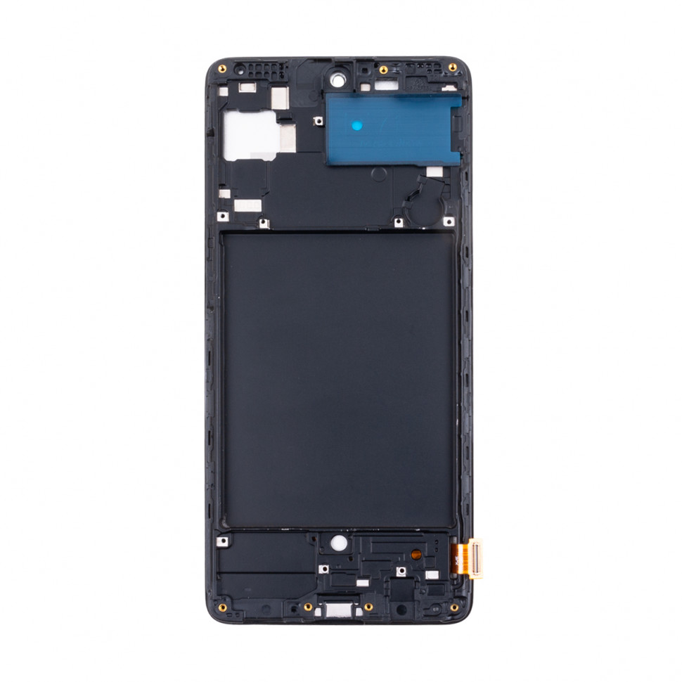 Дисплей с рамкой для Samsung A715F (A71) Черный In-Cell