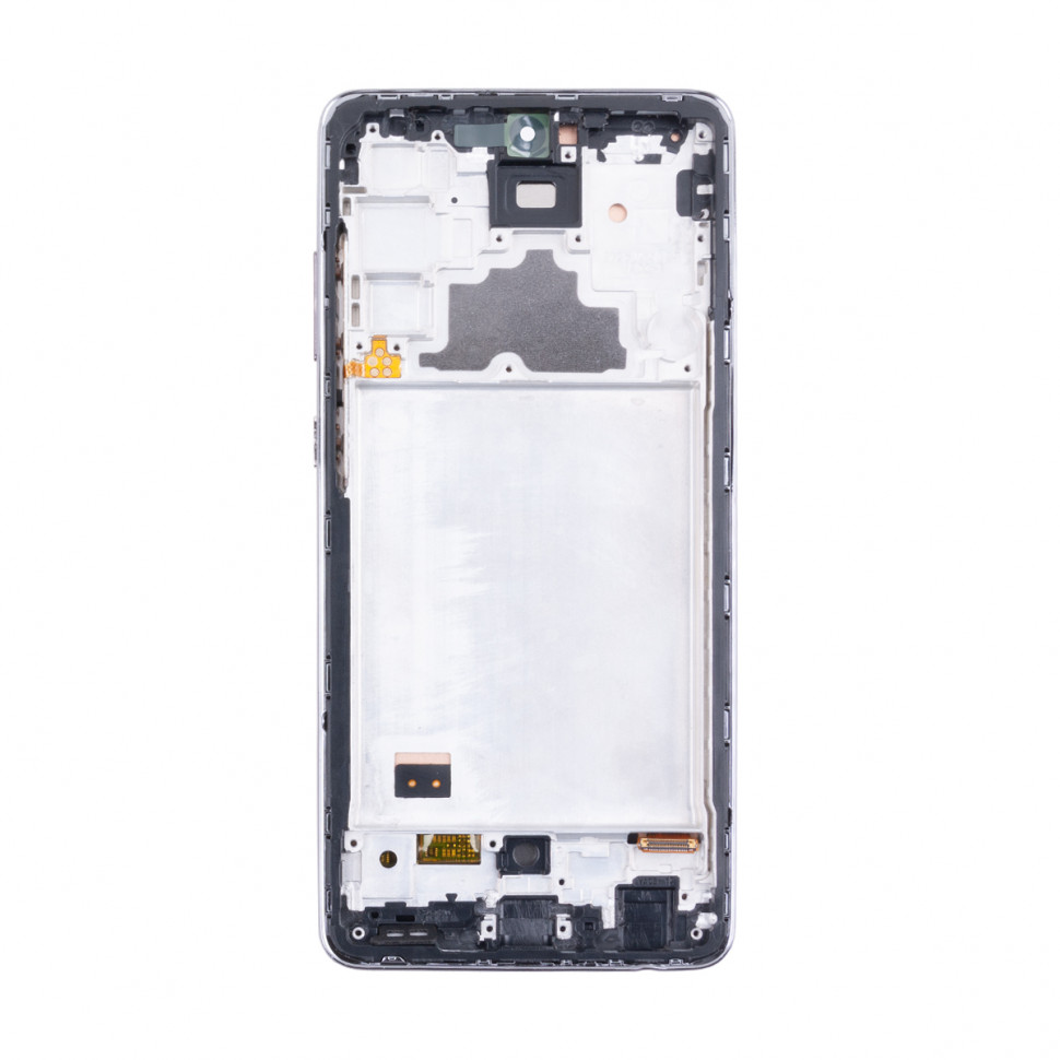 Дисплей с рамкой для Samsung A725F (A72) Черный In-Cell
