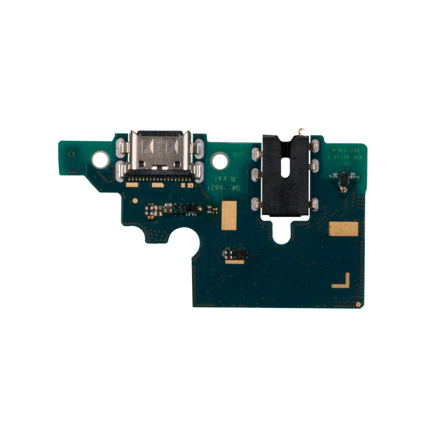 Шлейф для Samsung A515F (A51) плата системный разъем/разъем гарнитуры/микрофон - Премиум