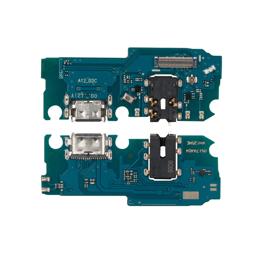 Шлейф для Samsung A127F (A12 Nacho) плата системный разъем/разъем гарнитуры/микрофон
