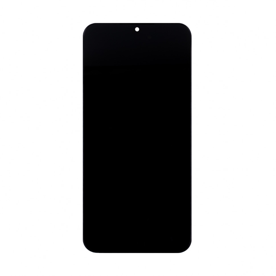 Дисплей с рамкой для Samsung A245F (A24 4G) Черный OLED (Full Size)