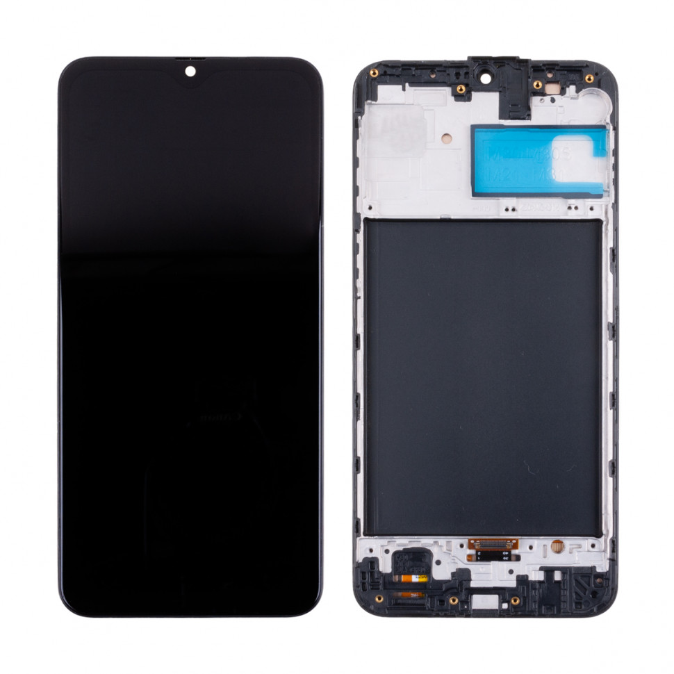 Дисплей с рамкой для Samsung M307F/M215F (M30s/M21) Черный In-Cell