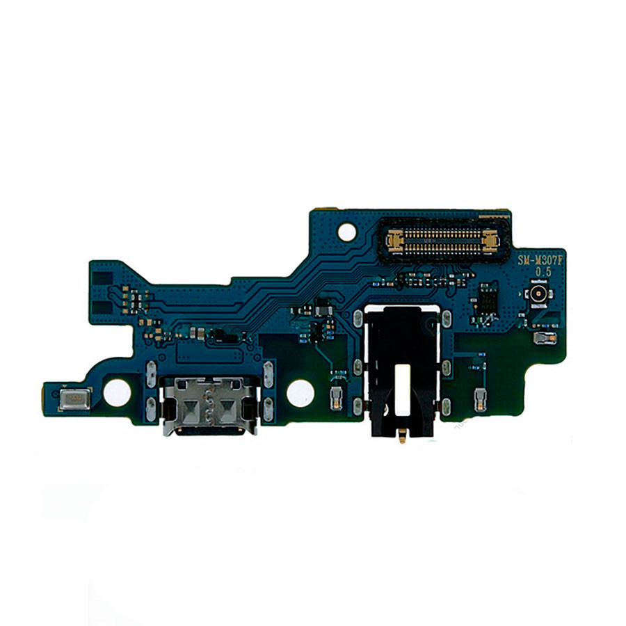 Шлейф для Samsung M307F/M215F/M315F (M30s/M21/M31) плата системный разъем/разъем гарнитуры - Премиум