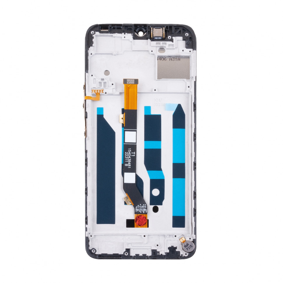Дисплей с рамкой для Tecno Spark 9 Pro/9T/9 Pro Sport Черный Оригинал