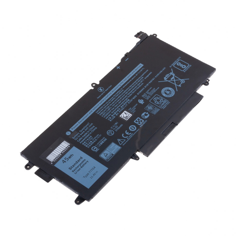 Аккумулятор для ноутбука Dell 71TG4 (Latitude 7390, 7390) 3800 mAh