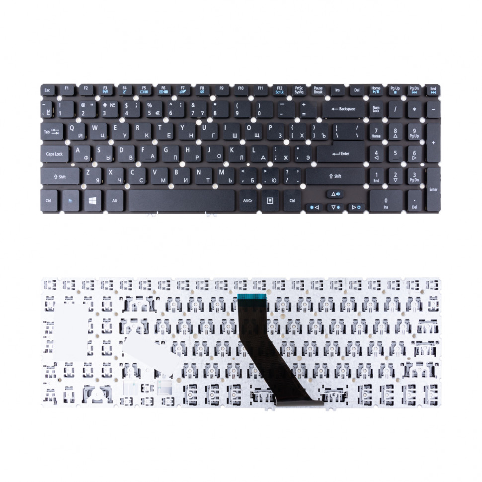 Клавиатура для ноутбука Acer Aspire V5-531/V5-531G/V5-531P/V5-551/V5-551G/V5-571/V5-571G Черный