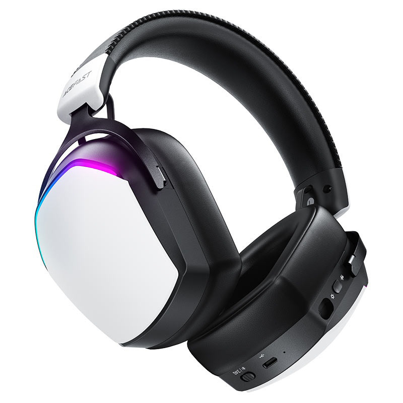Беспроводные наушники Bluetooth Acefast H11 (накладные, игровые, с микрофоном) Белый
