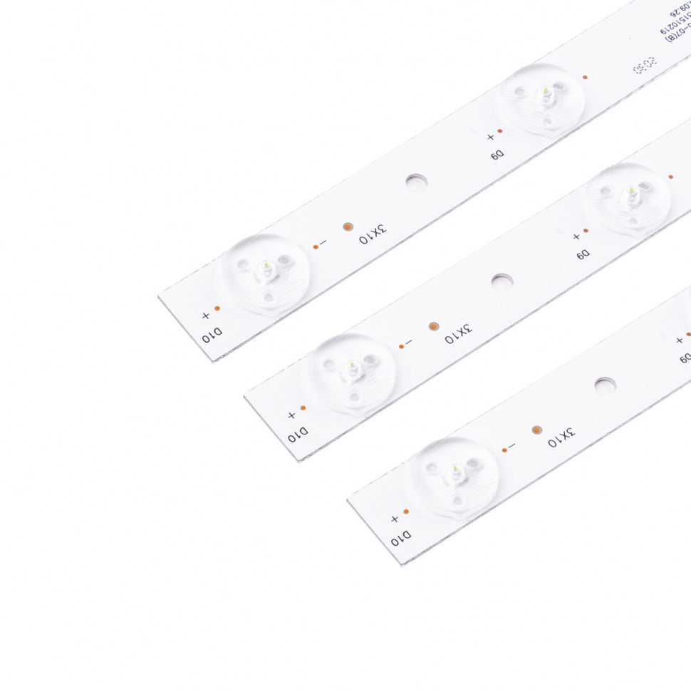 Светодиодная подсветка для телевизоров Mystery/Haier 32" LED315D10-ZC14-03(D)/MTV-3229LTA2 (3 шт.)