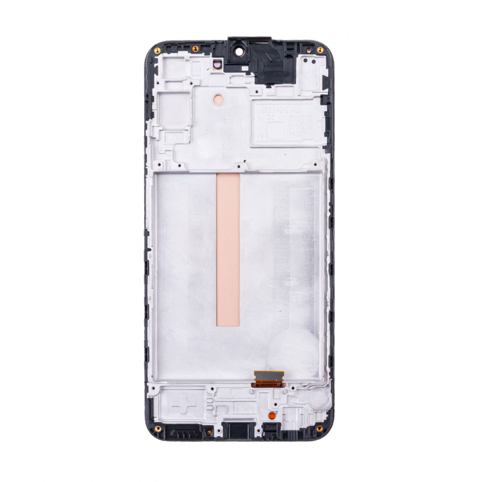 Дисплей с рамкой для Samsung A256E (A25 5G) Черный OLED (Full Size)