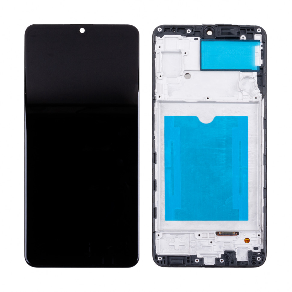 Дисплей с рамкой для Samsung A225F (A22 4G) Черный In-Cell