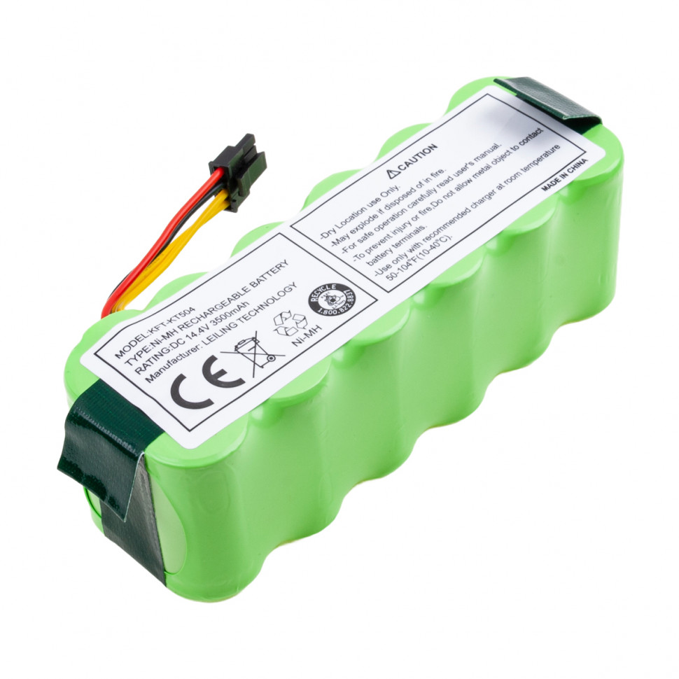 Аккумулятор для робота-пылесоса Kitfort KT504/Haier T322/Panda X500/Media VCR15 14.4V 3500 mAh