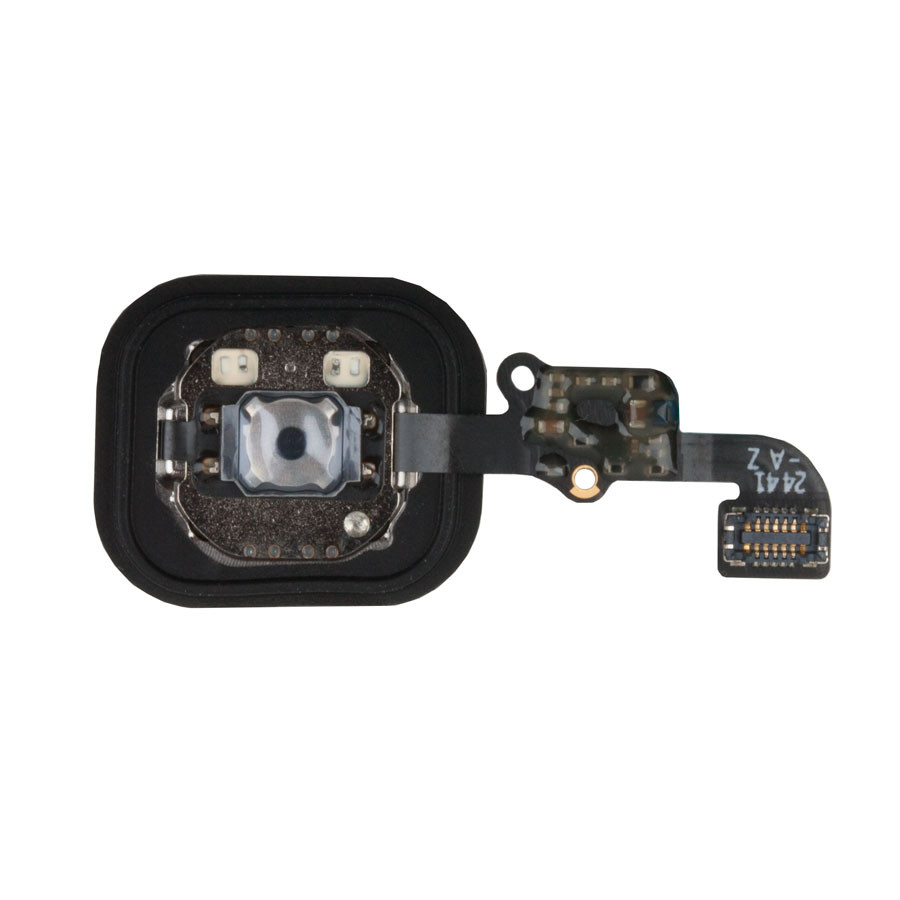 Шлейф для iPhone 6/6 Plus на кнопку HOME в сборе Черный