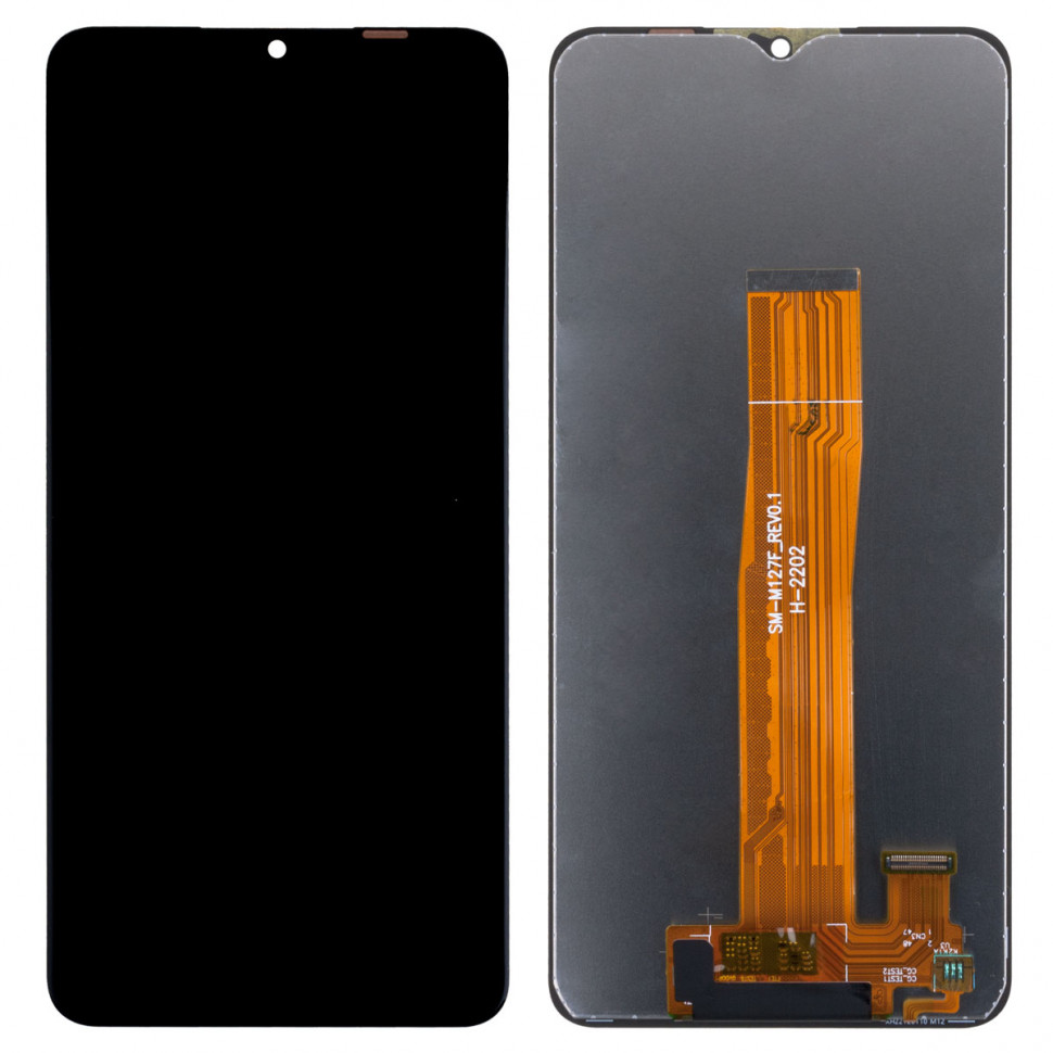 Дисплей для Samsung M127F (M12) с тачскрином Черный Оригинал