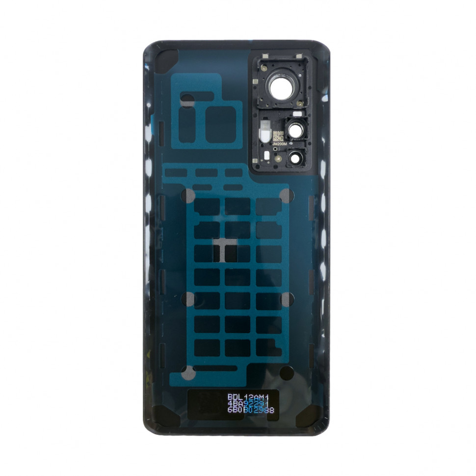 Задняя крышка для Xiaomi 12T Pro Черный (Матовая) - Премиум