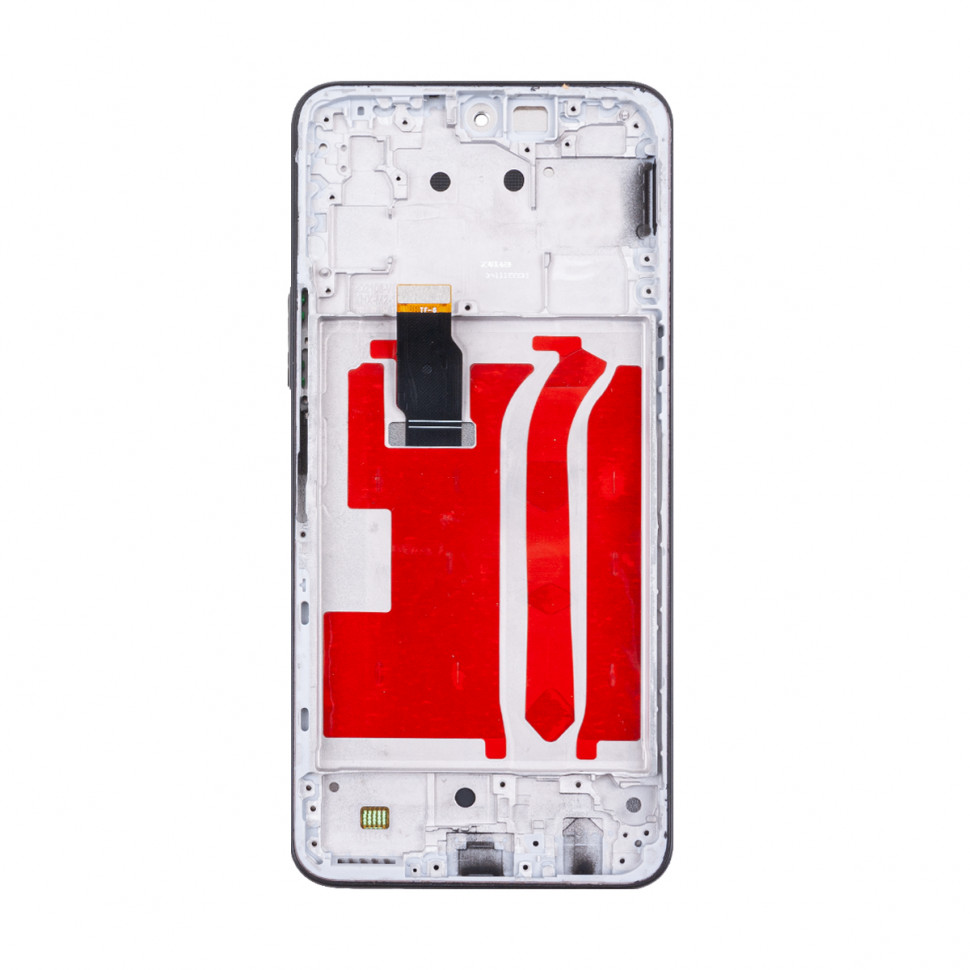 Дисплей с рамкой для Huawei Honor X8 4G Черный Оригинал