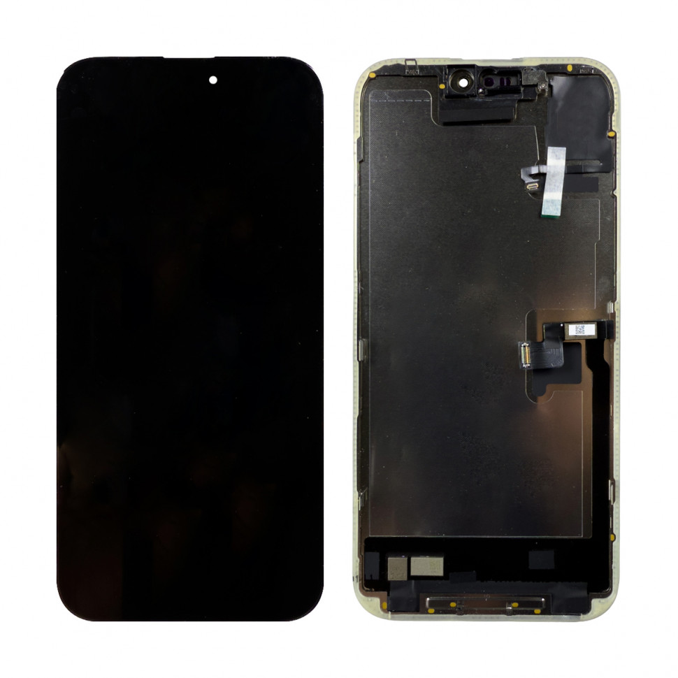 Дисплей для iPhone 16 Pro Max с тачскрином Черный Soft OLED, Full HD, 120 Гц (с верификацией)