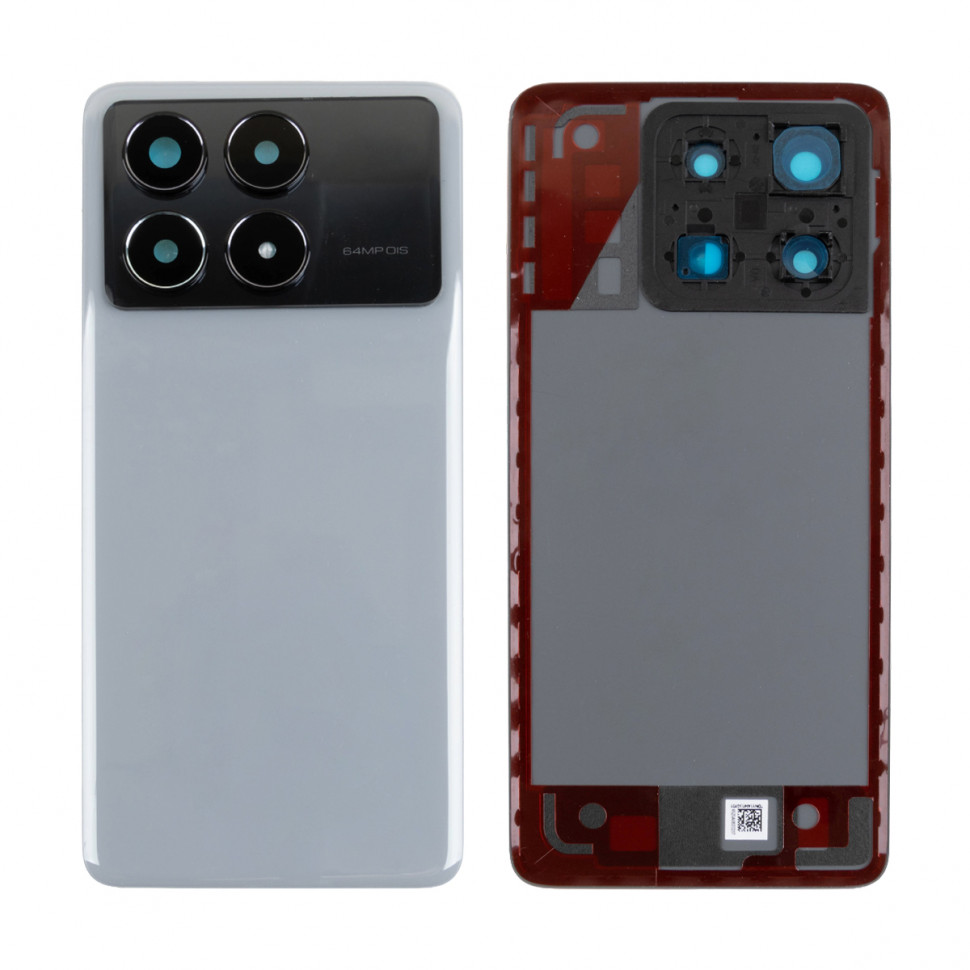 Задняя крышка для Xiaomi Poco X6 Pro 5G Серый - Премиум