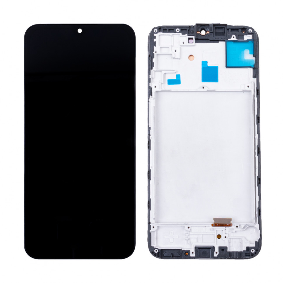 Дисплей с рамкой для Samsung A155F/A156B (A15 4G/5G) Черный OLED (Full Size)