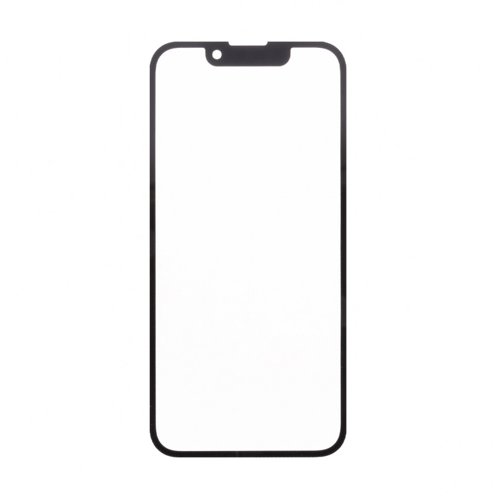 Стекло для iPhone 13 mini с OCA пленкой с тачскрином Черный Оригинал (Feaglet)