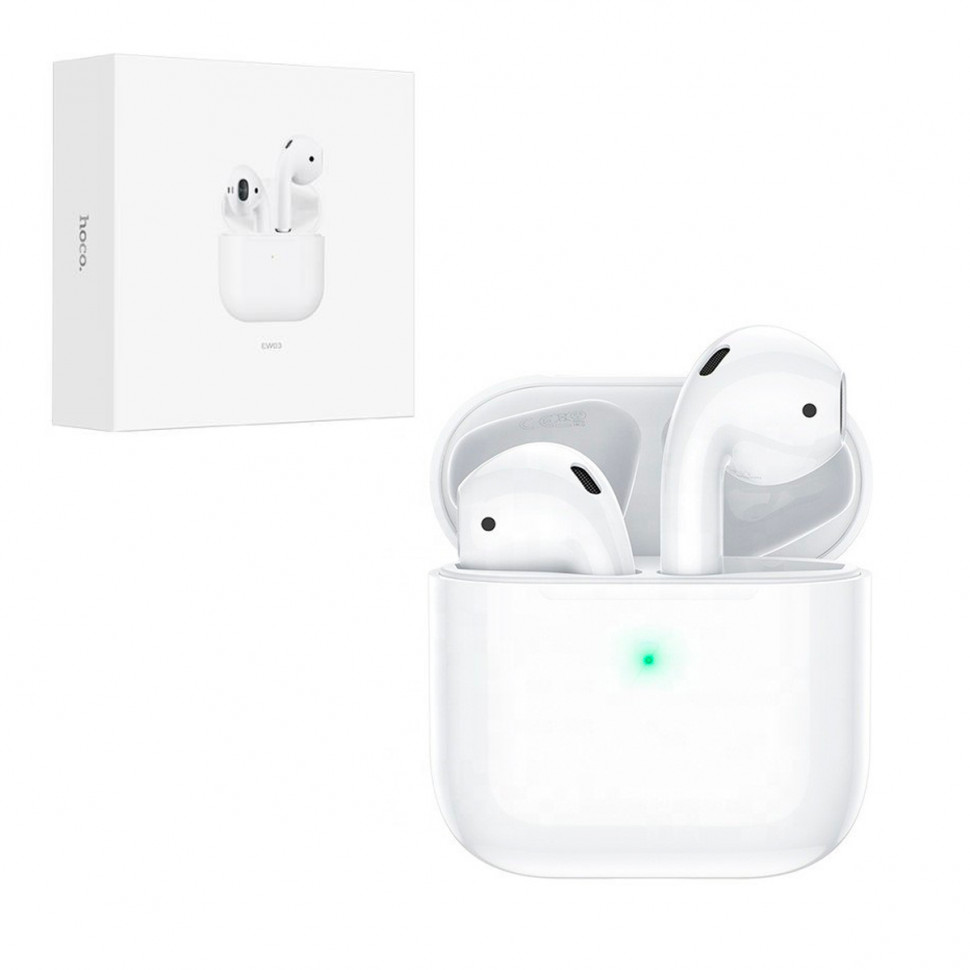 Беспроводные наушники Hoco EW03 Plus (TWS, вкладыши) Белый